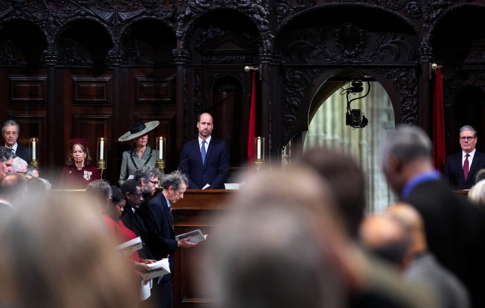 25/03/2026. Canterbury, UK. The Prince and Princess of Wales during the Installation of Archbishop Sarah Mullally as the 106th Archbishop of Canterbury at Canterbury Cathedral.  Picture by Andrew Parsons / Kensington Palace