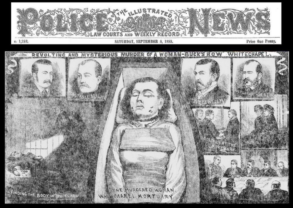 Press coverage of Polly's (Mary Ann Nichols') death at the hands of Jack the Ripper (Bradford Timeline)