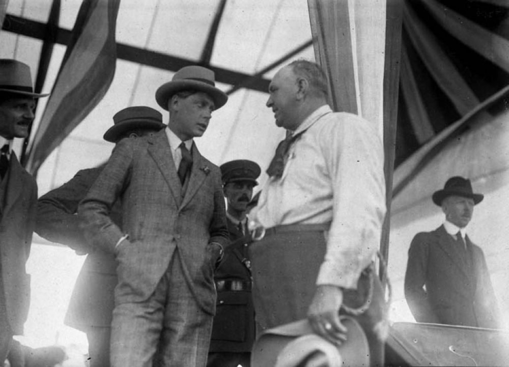 The Prince of Wales, future Edward VIII, doubted his ability to reign in 1919.  Library and Archives Canada.