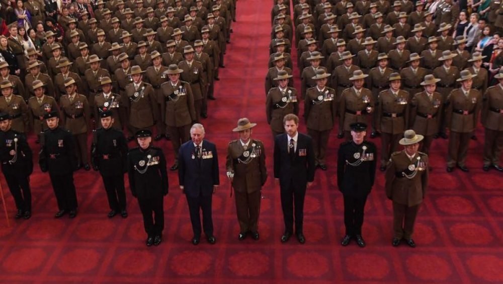 2RGR Medals Parade at Buckingham Palace. Amidst the magnificence and grandeur of Buckingham Palaces ballroom 126 Gurkha soldiers received their Afghanistan Operational Service Medals from Prince Charles and Prince Harry.  (MoD/Cpl Steve Duncombe)
