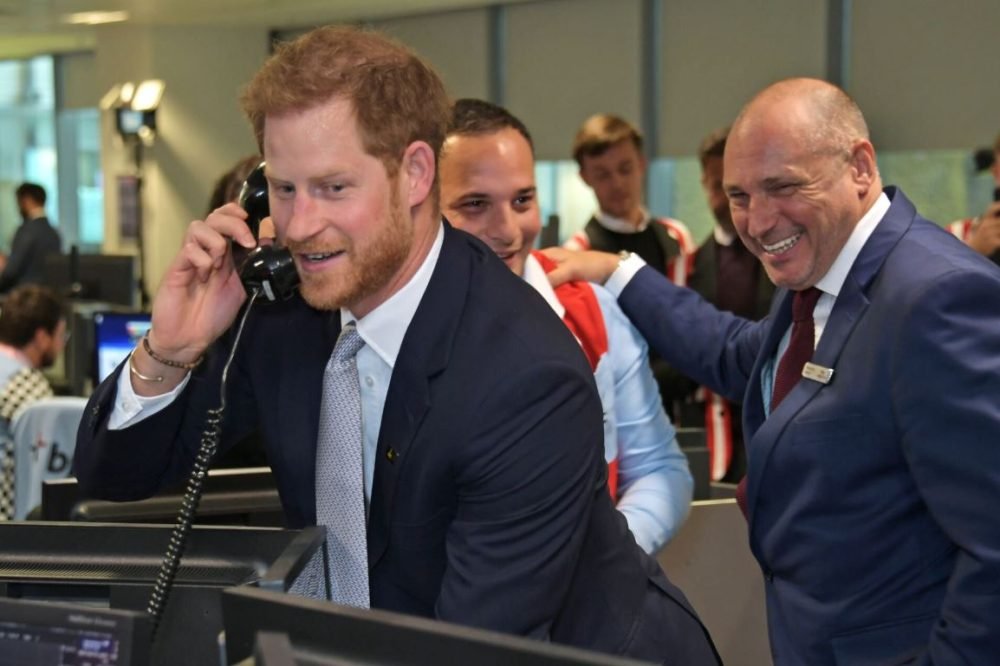 Prince Harry turns city trader at the BCG Charity Day 2019 (BCG Charity Day)
