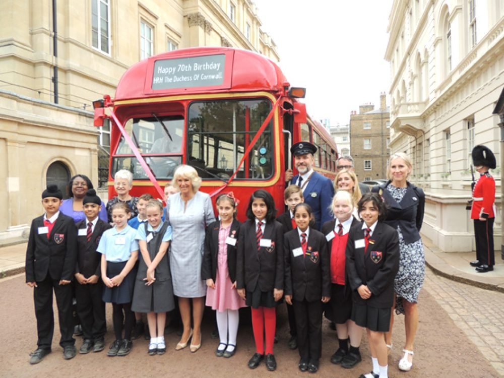 The Duchess of Cornwall met with authors and schoolchildren to celebrate the nation's favourite children's books