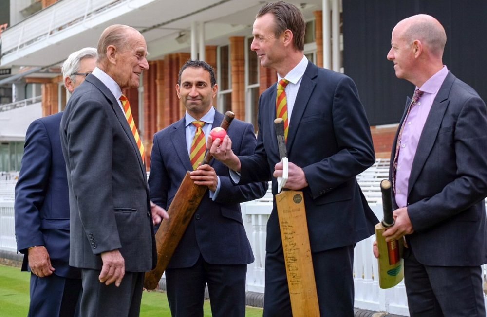 Prince Philip opened a renovated stand at Lord's Cricket Ground today (Royal Family)