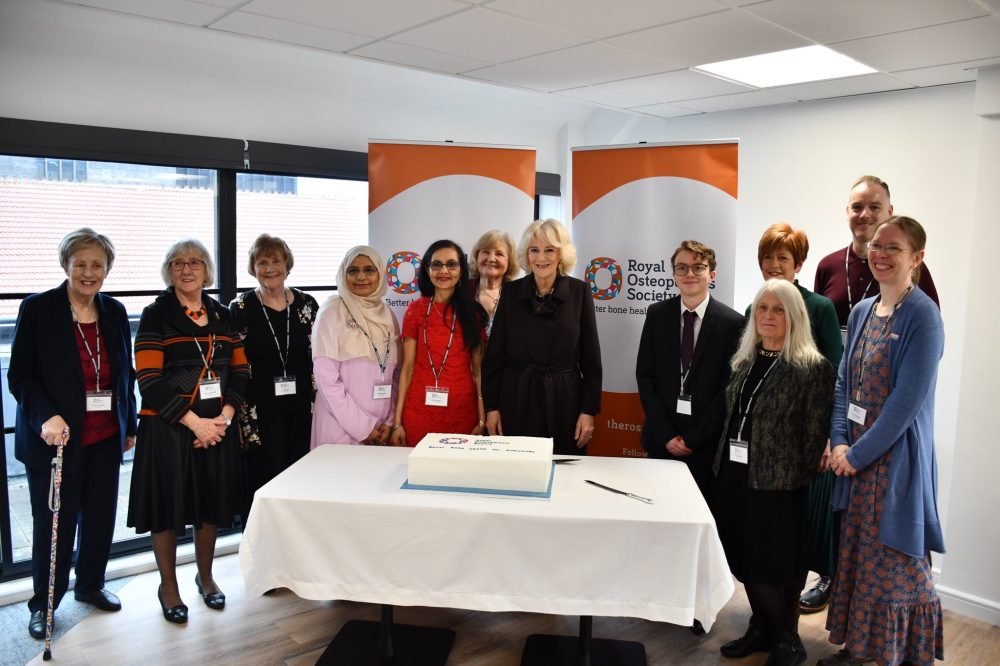 The Queen Consort visited the charity's new offices. (Royal Family).