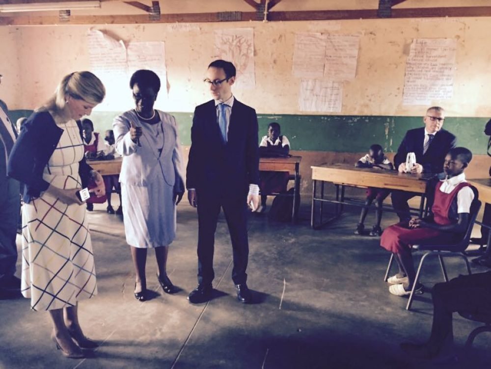 Sophie, Countess of Wessex was in Malawi seeing the work of the Diamond Jubilee Trust to prevent blindness (Royal Family)