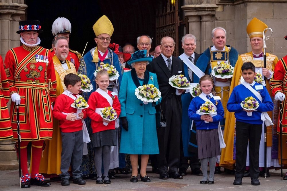 The QUeen and Prince Philip attended the Royal Maundy service in Leicester (ROyal Family)