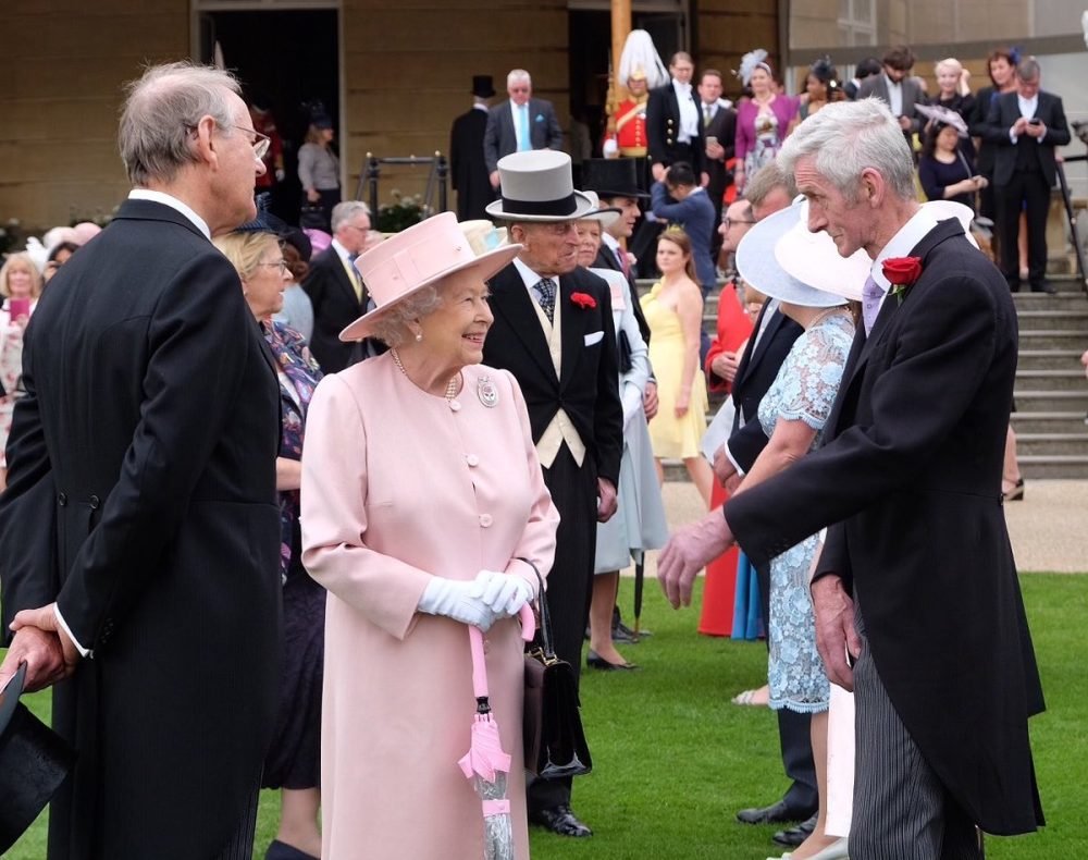 Her Majesty hosted a garden party at Buckingham Palace today with Prince Philip (Royal Family)