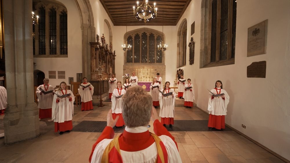 Carol concert recording, Chapel of St Peter ad Vincula, Tower of London The Chapel Royal, St Peter ad Vincular, at the Tower of London is hosting a festive carol service (HRP)