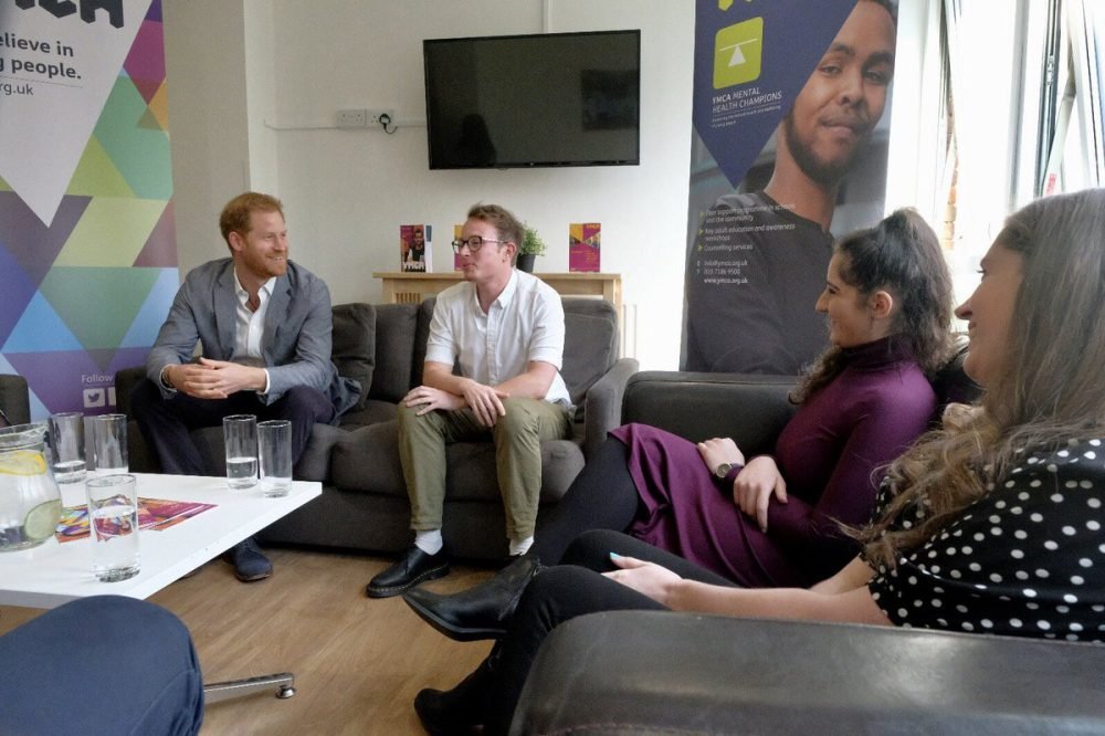 prince harry visited the ymca in ealing today (@royalfamily)