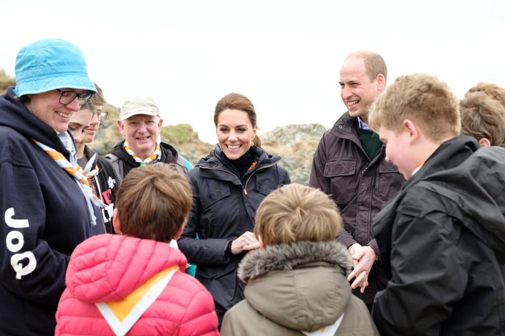 william and kate took part in a litter picking session in anglesey (kensington royal)