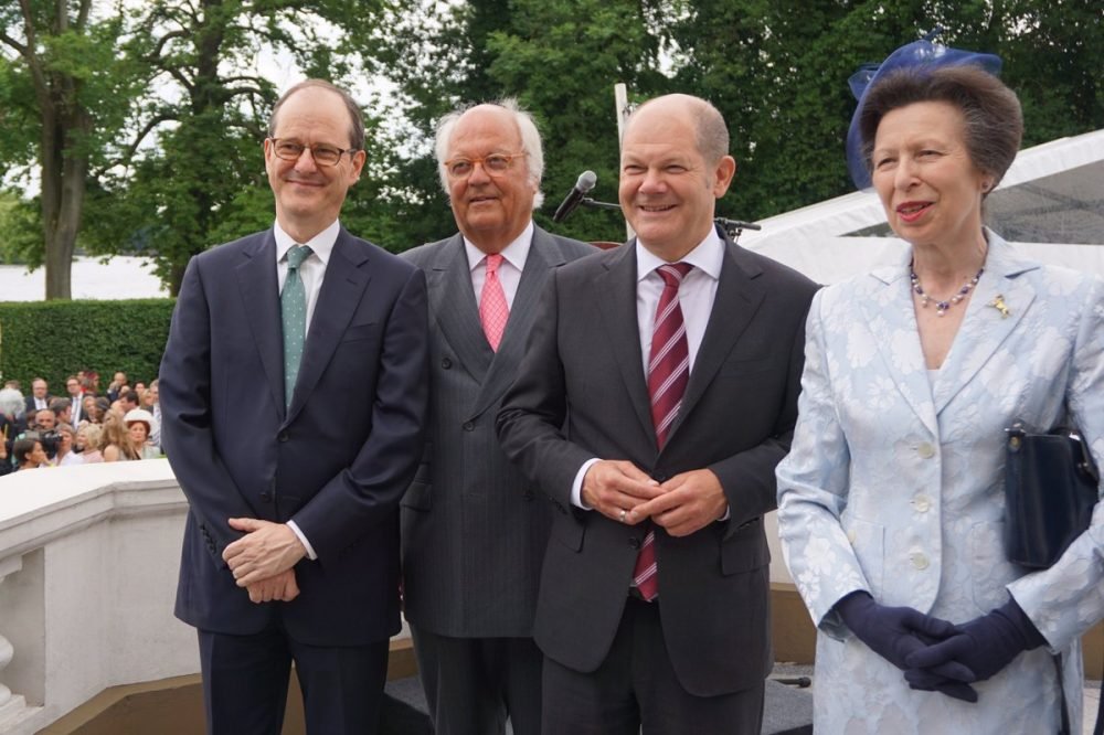 Princess Anne attended a birthday party for The Queen in Hamburg (Hamburg Senate)