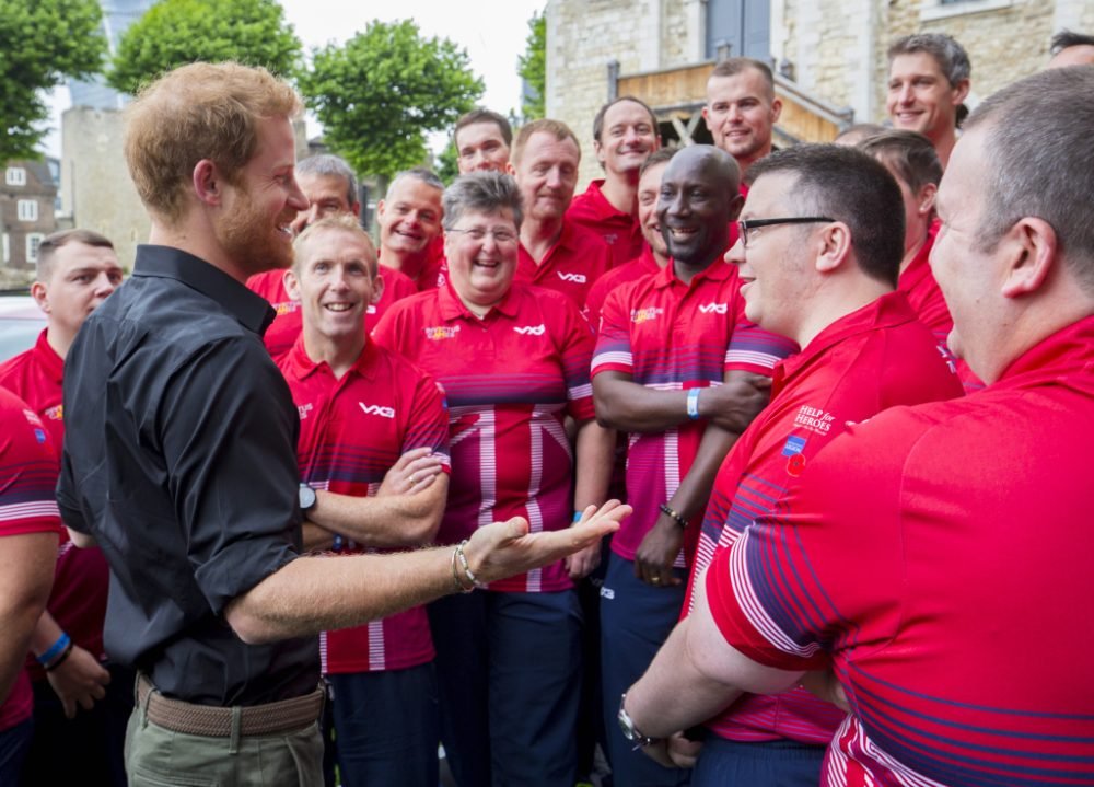 Prince Harry unveils the UK team for the Invictus Games 2017 Prince Harry chats to the team members who will represent the UK at Toronto's Invictus Games (MoD)