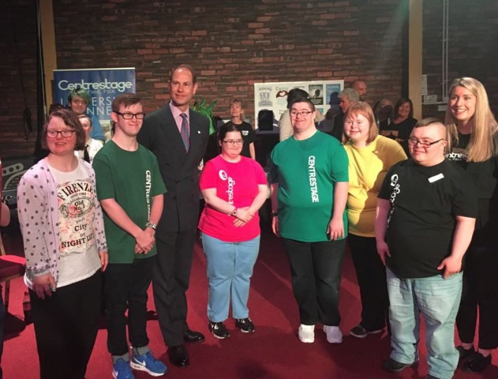 Prince Edward at Centrestage Music Theatre in Kilmarnock (Royal Family)