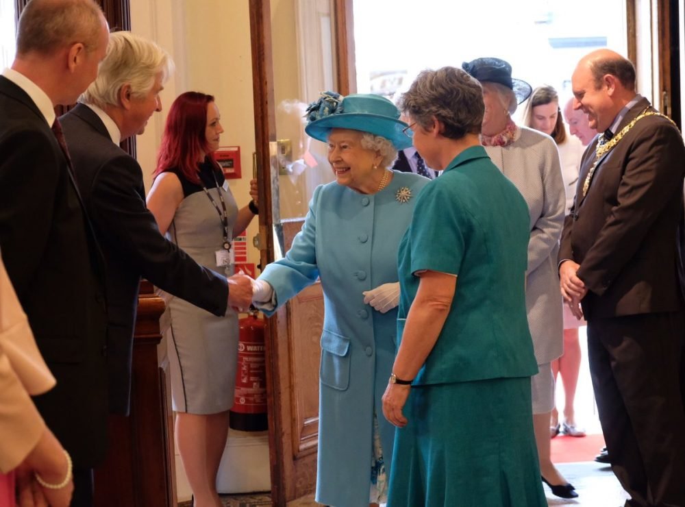 The Queen handed out medals at the Royal Society of Edinburgh during her last day of Holyrood week (Royal Family)