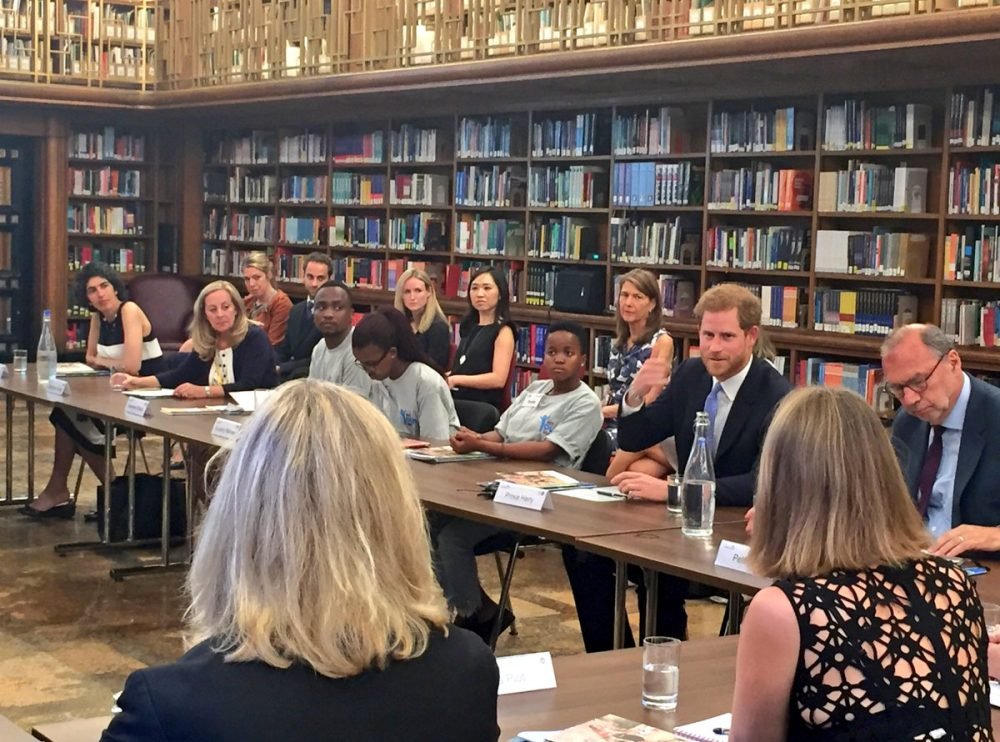 Prince Harry called the lack of HIV information for young people 'absurd' in an event at the London School of Tropical Medicine and Hygiene (Kensington Palace)