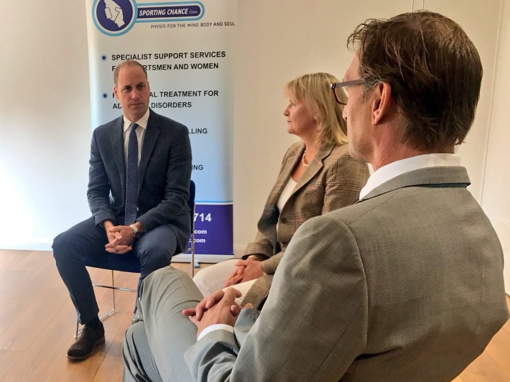 Sporting chance received a royal visit from the duke of cambridge as president of the FA (kensington palace)