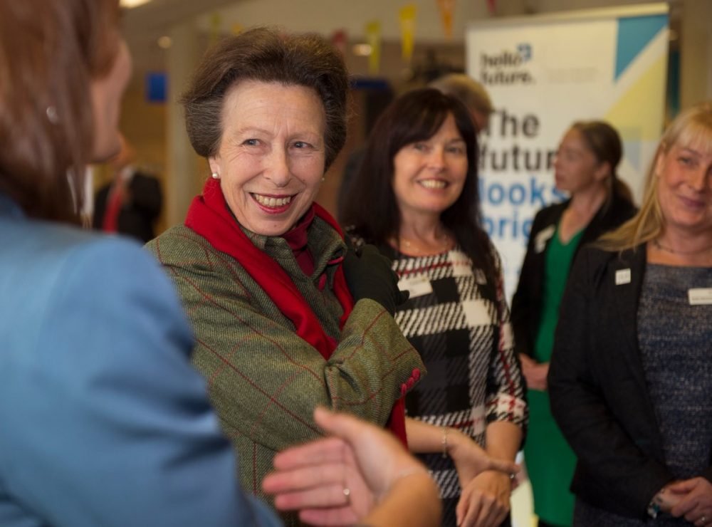princess anne visited cumbria university, , and on her day in the north (royal family)
