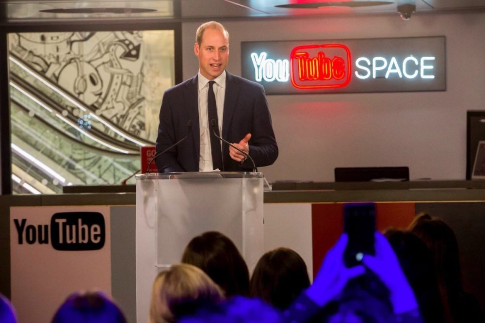 prince william launches the taskforce's action plan on cyberbullying