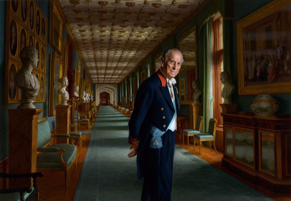 a new portrait of prince philip, duke of edinburgh acknowledges his danish heritage (royal family)