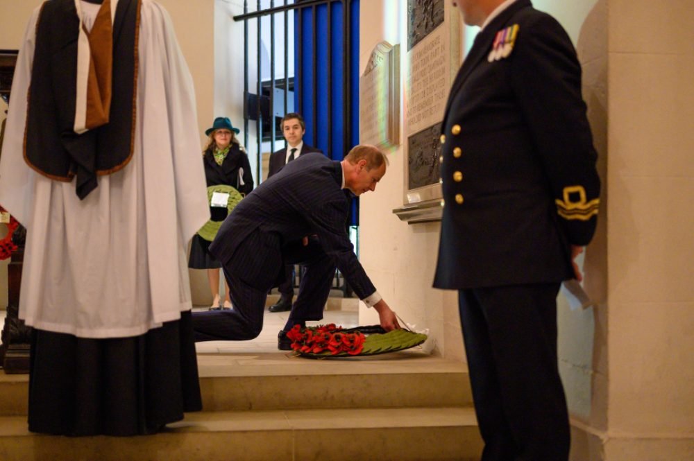 The Duke marked ANZAC Day. (Royal Family).