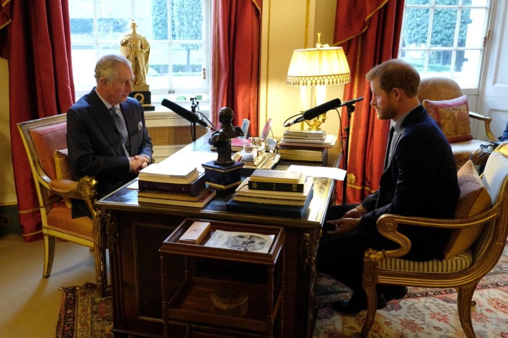 prince harry interviewed his father, prince charles, about climate change for his bbc radio 4 stint
