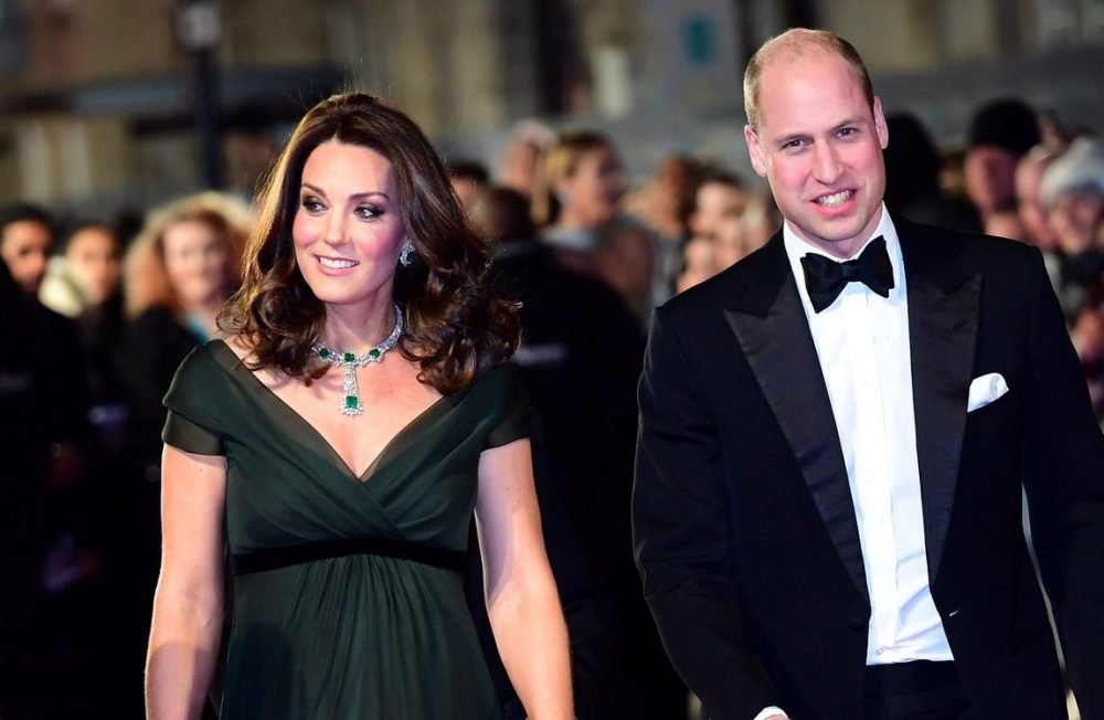 The Duke and Duchess of Cambridge attend the 2018 BAFTA Awards at the Royal Albert Hall (Kensington Palace)