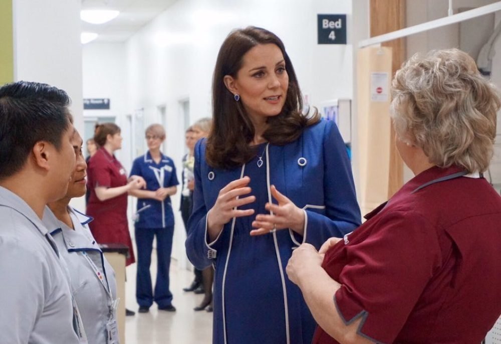 The Duchess of Cambridge launches Nursing 2020 Campaign as she visits Guy's and St Thomas' NHS Foundation Trust (Kensington Palace)