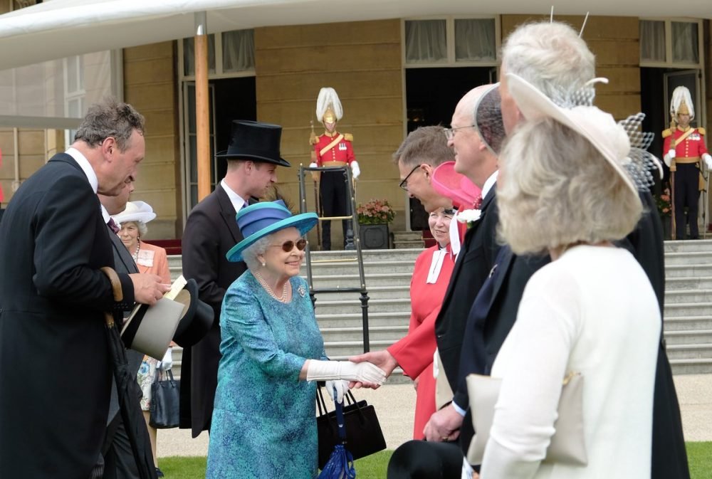 Her Majesty The Queen attends a Garden Party at Buckingham Palace (Royal Family)