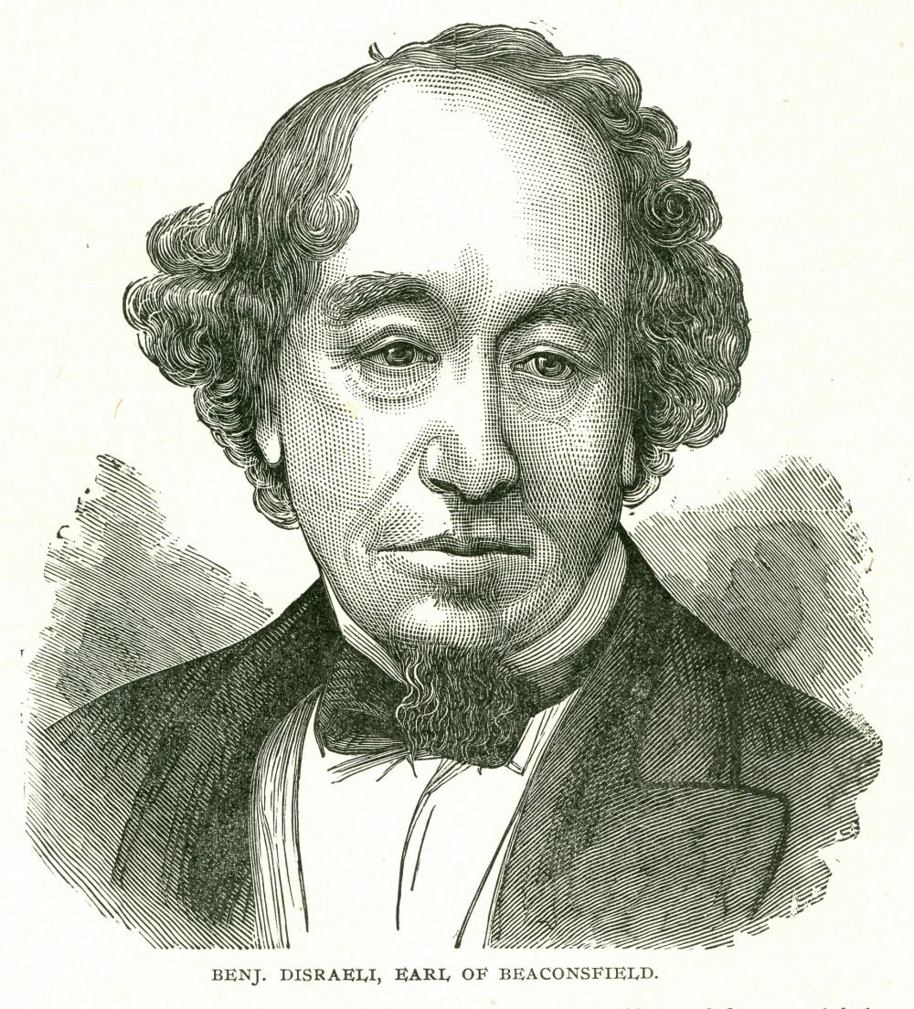 Disraeli newspaper sketch (Flickr/Political Graveyard)