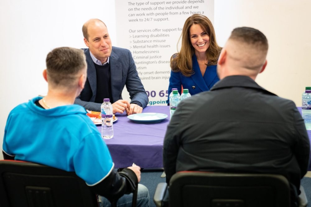 The first engagement for the couple on Monday saw them visiting Turning Point Scotland. (Turning Point Scotland)