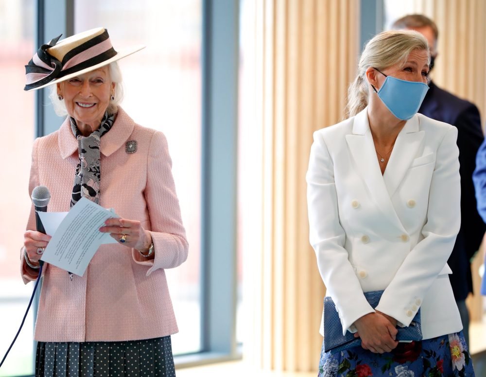 The Countess of Wessex and Princess Alexandra paid a visit to Guide Dogs South West earlier this week. (@Royal Family/Twitter)