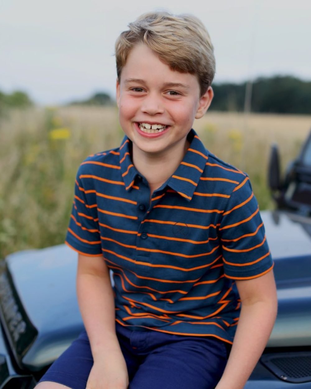 A new photo of Prince George for his 8th birthday