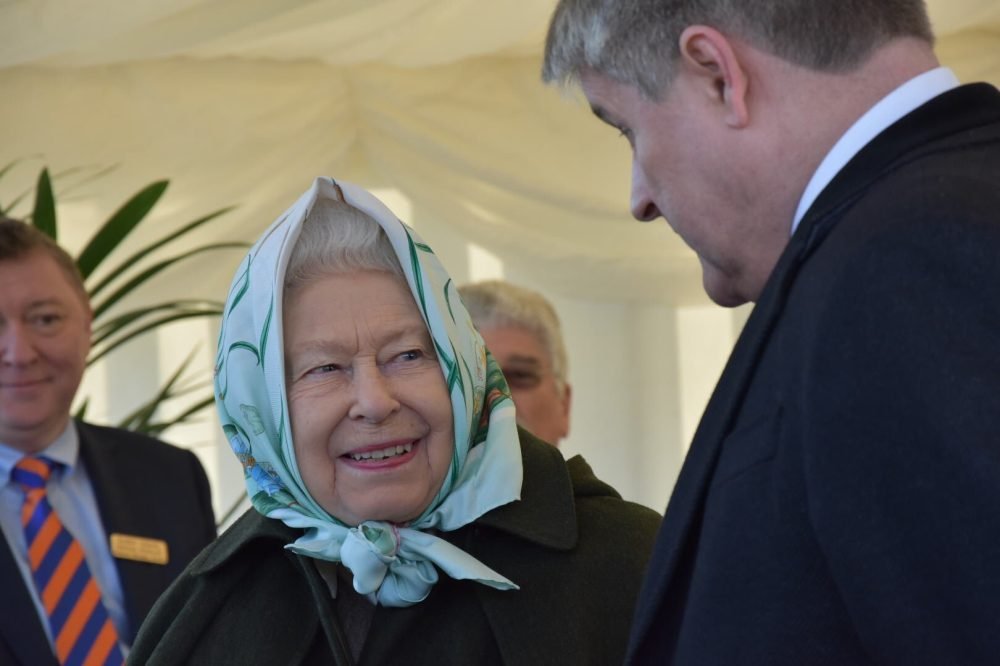 The Queen opened Wolferton Pumping Station, more than seven decades after her father opened the original (Royal Family)