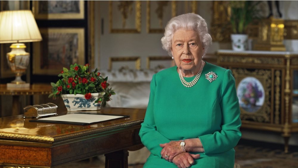 The Queen during her coronavirus speech