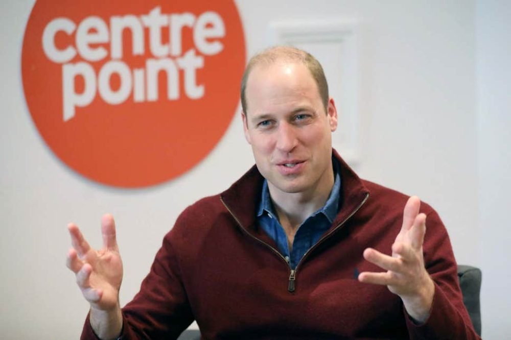 One of the key areas of Prince William's royal work has been to raise awareness around homelessness. (Centrepoint).