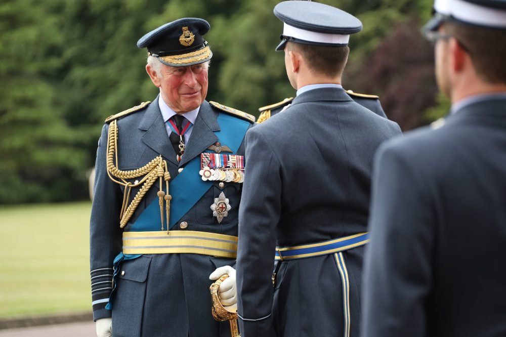 Prince Charles inspects the pilots (@RoyalAirForce)