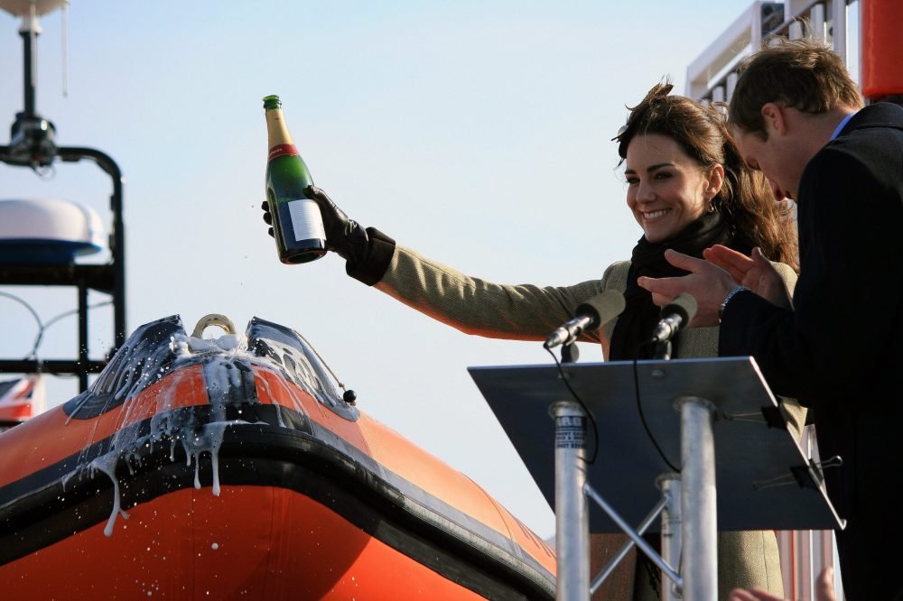 Catherine christened the lifeboat