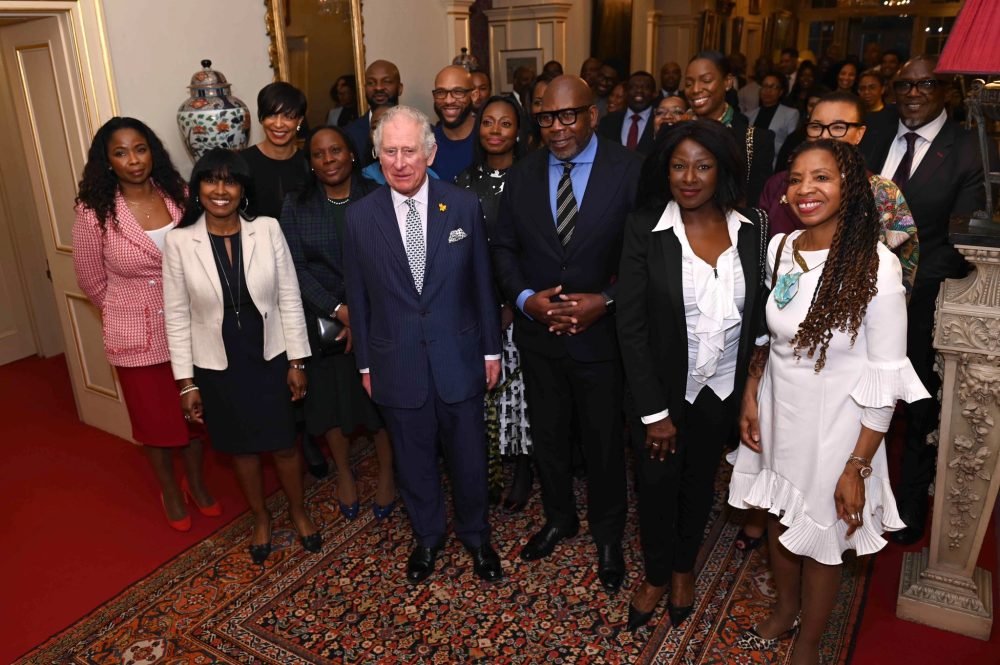 Prince Charles at the Powerlist reception, hosted at Clarence House
