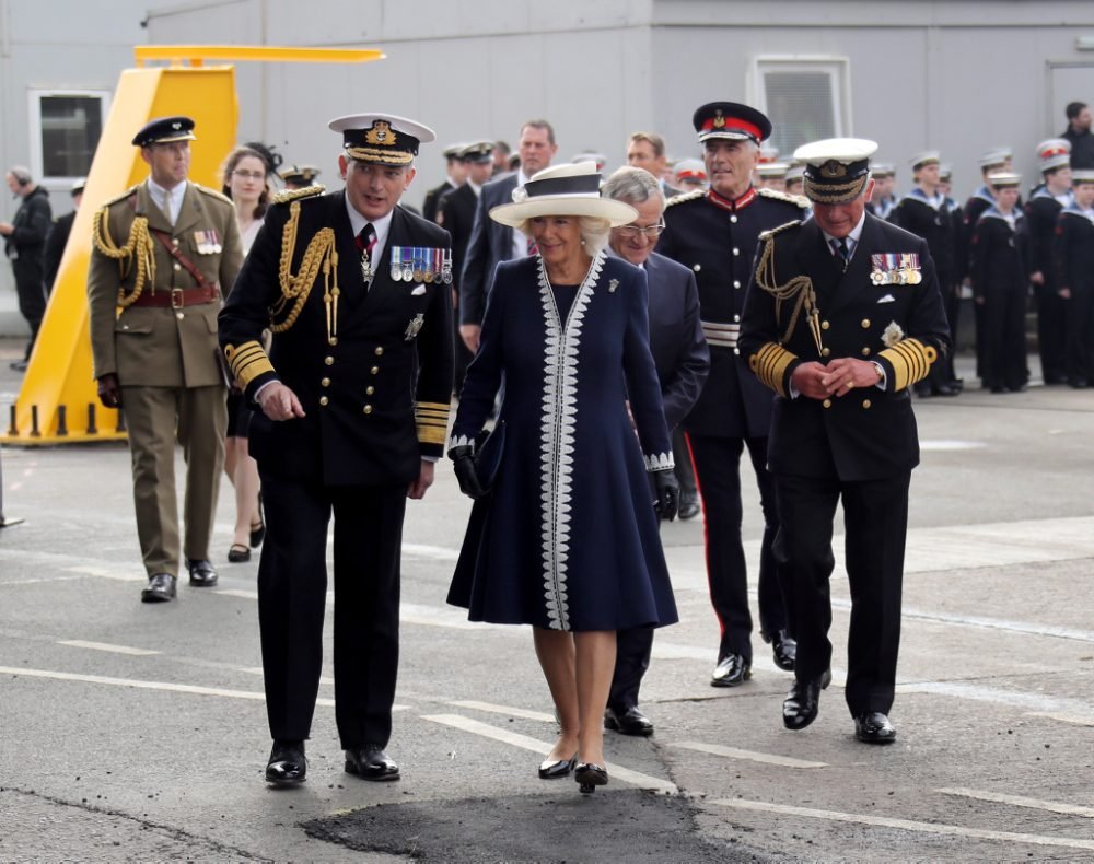 Camilla, Duchess of Cornwall and Rothesay, named the HMS prince of wales (MoD)