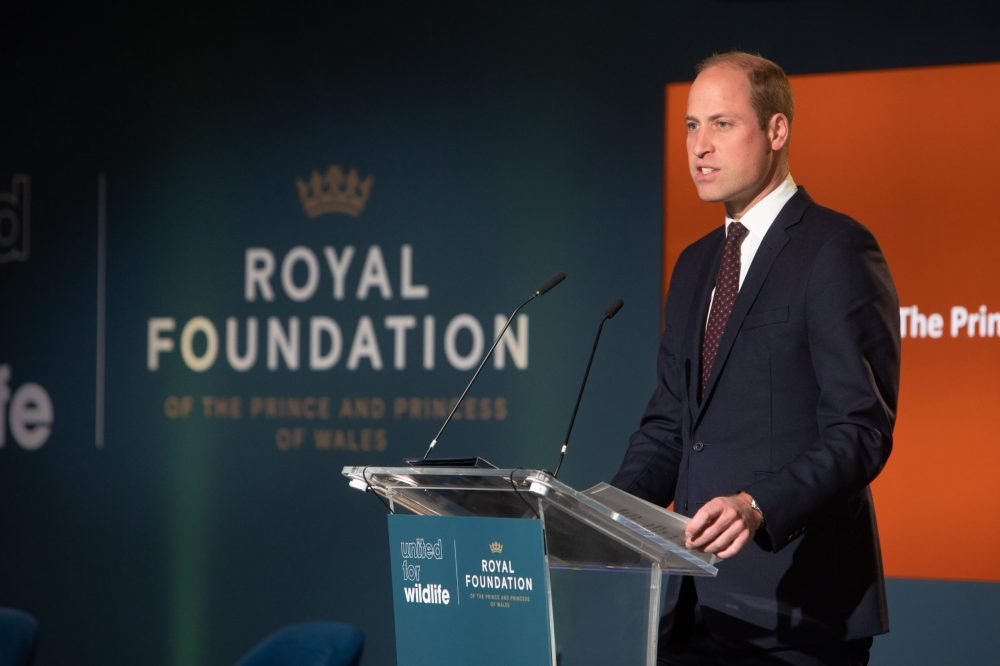 Prince William, The Prince of Wales addresses the Global Summit on wildlife crime (United for Wildlife)