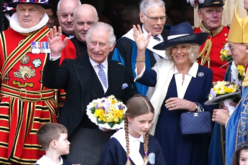 Their Majesties attended the Maundy Service at York Minster. (Royal Family).
