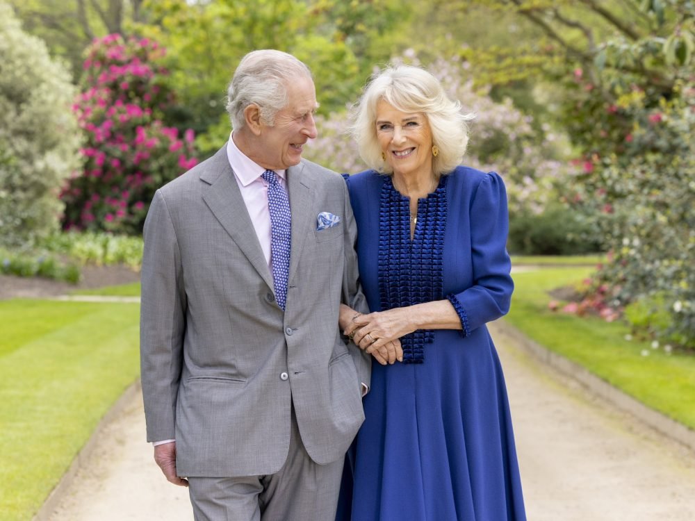 A new photograph of The King and Queen has been released. (Royal Family).