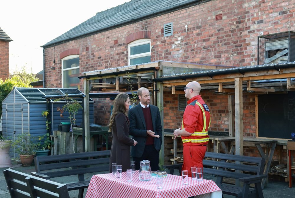 The Prince and Princess of Wales met with first responders. (Kensington Palace).