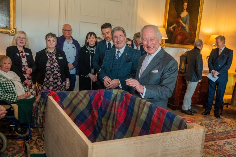 The King marked the 35th anniversary of The King's Foundation by launching a time capsule.