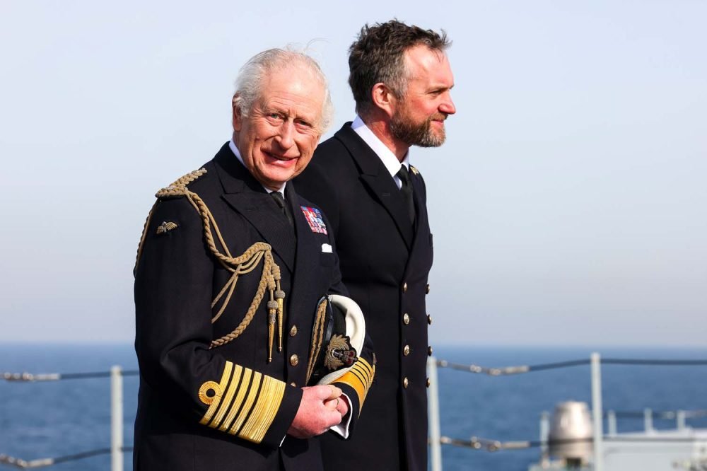 King Charles visited HMS Prince of Wales. (Royal Family)