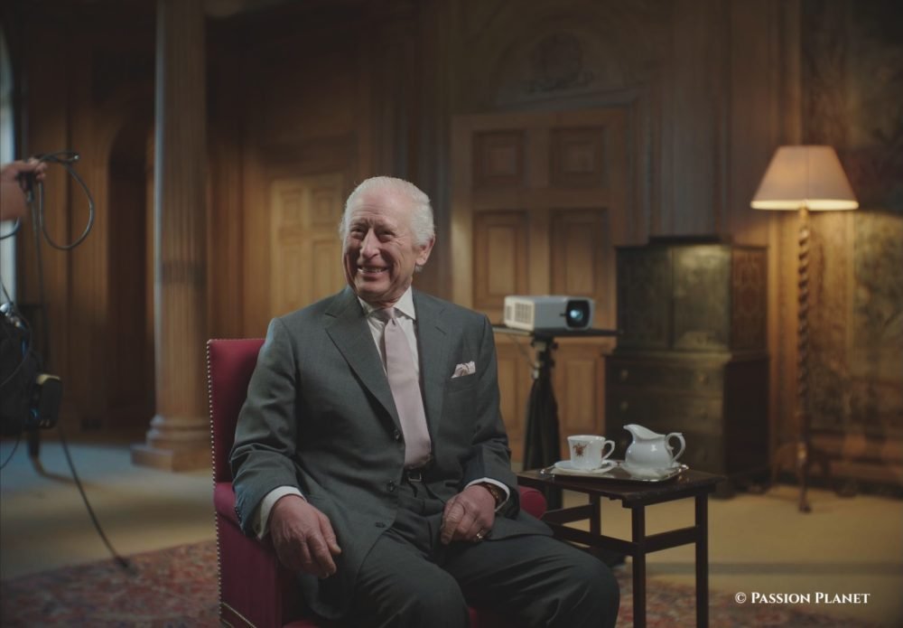 His Majesty King Charles III - Finding Harmony□ A King's Vision. Credit□ Courtesy of Passion Planet