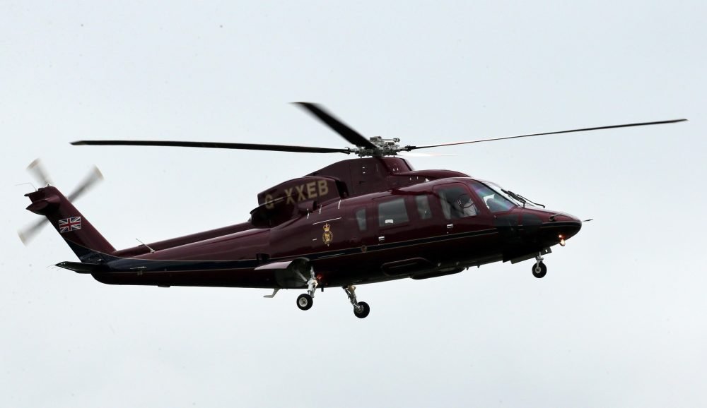 The Royal Helicopter is one of the ways Royals travel across the country to engagements. Picture by Stephen Lock / i-Images
