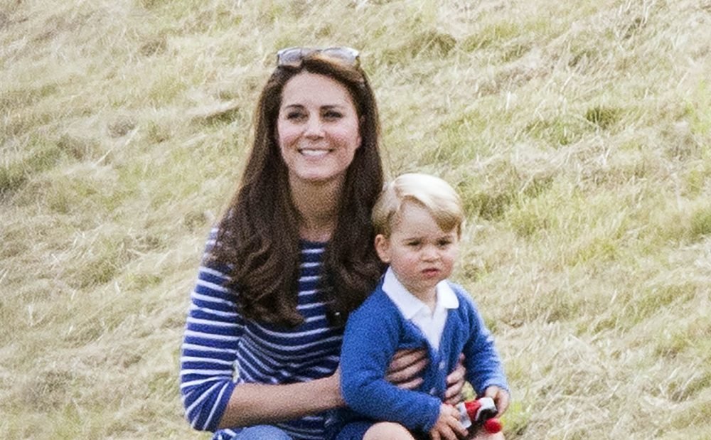 Duchess Kate said she felt 'slightly terrified' knowing hundreds of people were waiting for the family to leave the hospital, after Prince George's birth in 2013. I-images