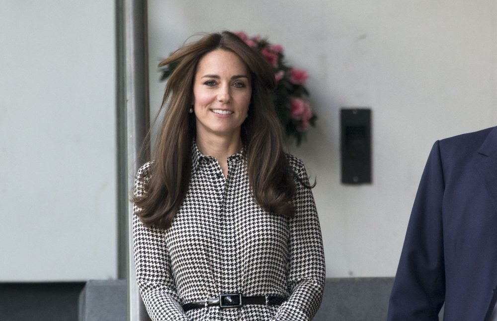 The Duchess of Cambridge 
leaving  the Anna Freud Centre in London. Picture by Stephen Lock / i-Images
