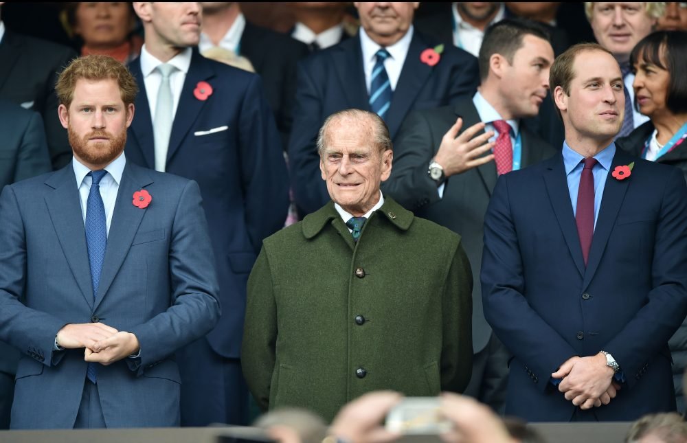 Rugby World Cup final harry philip william It is hoped that Prince Philip will be able to attend his grandson's wedding following his hip surgery (i-Images)